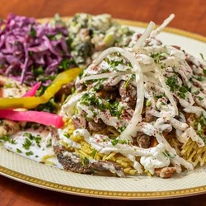 Shawarma platter takeout at Kings Restaurant Portage Avenue, Winnipeg