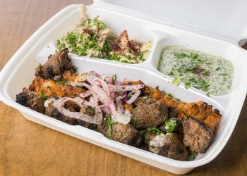Kebab Platter at King's Restaurant – grilled Middle Eastern kebab platter