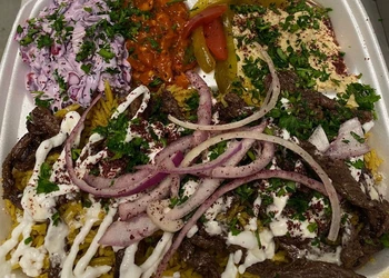 Lamb Platter at King's Restaurant – Middle Eastern lamb platters meal